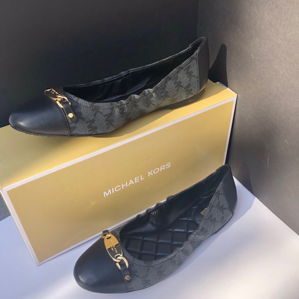 BRAND NEW MICHAEL KORS BALLET BLACK 🔥🔥 🔥